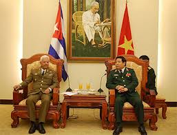 រដ្ឋមន្ត្រីការពារជាតិទទួលជួបគណៈប្រតិភូក្រសួងកងកំលាំងប្រដាប់អាវុធបដិវត្តគុយបា